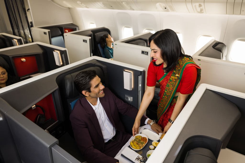 Air India Upgraded B777-300ER First Class Private Suite — Private suite