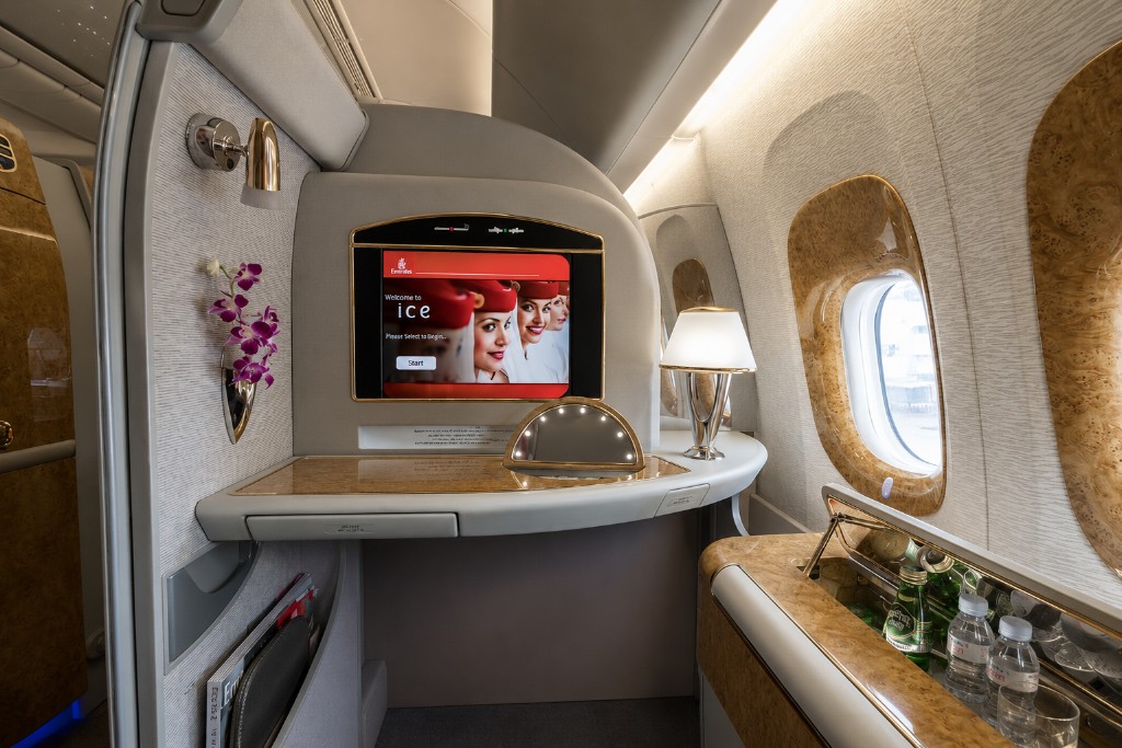 Emirates A380 First Class Private Suite — Private suite