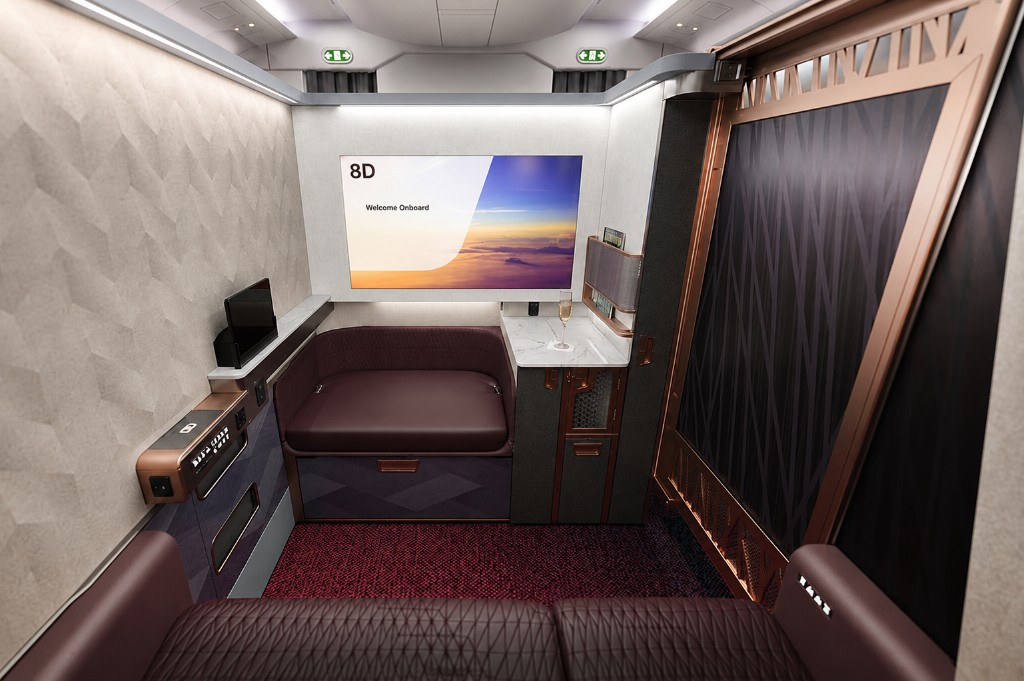 Japan Airlines A350-1000 First Class Suite — Private suite